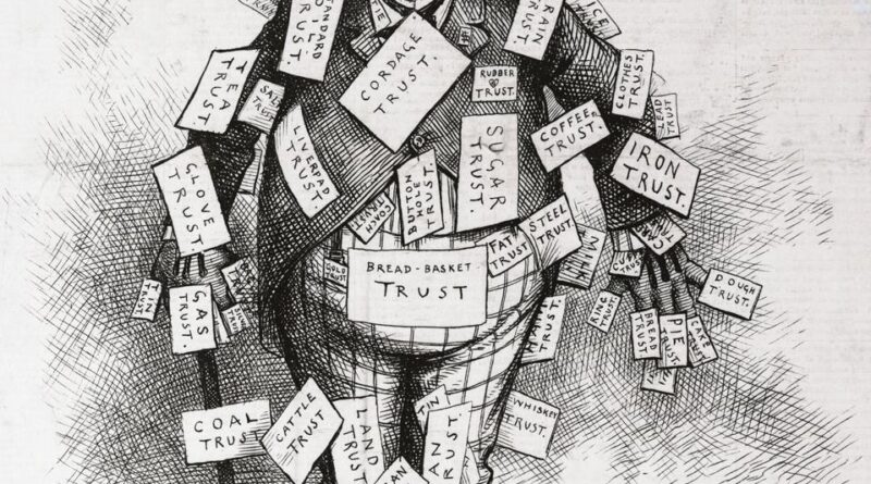 Thomas Enen Antrust Cartoon on James G. Blaine